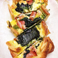 sa～ち〜's cooksnap of when they made 大活躍！おもてなしに食パンで簡単キッシュ.