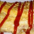 サヨゲ's cooksnap of when they made チーズとソーセージのオムレツ♡.