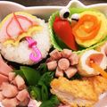 kirari_fairy's cooksnap of when they made キャラ弁おかず　傘デコ！梅雨にピッタリ！.