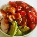 くまたん！やっほー！'s cooksnap of when they made トマトとアボカドのBBQ丼.