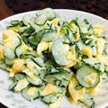 けめ＊'s cooksnap of when they made きゅうりといり卵のサラダ.