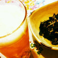 ゆんこさんち's cooksnap of when they made わかめとしらすのごま油炒め.