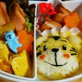 がとー's cooksnap of when they made キャラ弁　しまじろう.