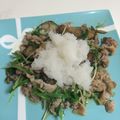 ayujona's cooksnap of when they made 簡単料理☆豚と揚げ茄子のハリハリぽん酢焼.