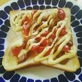 あおなおちゃん's cooksnap of when they made 朝！簡単❤トマトマスタードトースト❤.