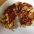 さおにゃんこ✨'s cooksnap of when they made パン耳で(*ﾟДﾟ)ﾉ お好み焼きだよ！.