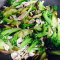 くまノン兵衛's cooksnap of when they made 豚肉となすとブロッコリーのウェイパー炒め.