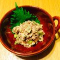 冷やしあめ's cooksnap of when they made 薬味たっぷり★サバ缶なめろう風.