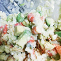 Zarkava's cooksnap of when they made ボイルエビとアボカドのマヨ醤油和え。.