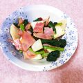 ヨッチこ's cooksnap of when they made カブと豚バラ肉の炒め物.