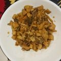 クックSQ0ETI☆'s cooksnap of when they made 竹の子と牛肉の佃煮風.