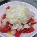 はるにこまる's cooksnap of when they made わたしんちの さっぱりトマトサラダ.