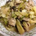 ひろちきん's cooksnap of when they made 【少し】鶏肉春キャベツサッと煮【中華風】.