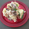 chic2015's cooksnap of when they made じゃがいも＆さば燻製のわさびマヨサラダ.