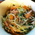 ゆりりんご☆'s cooksnap of when they made 梅香るもやしときゅうりの中華サラダ✿.
