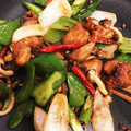 ぷい～ン's cooksnap of when they made 簡単辣子鶏！四川風鶏唐揚げの唐辛子炒め.