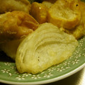 由芽15's cooksnap of when they made ただただ揚げるだけ！新玉ねぎの天ぷら.