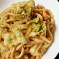 miiiko711's cooksnap of when they made スイートチリオイマヨうどん♪これも美味～.