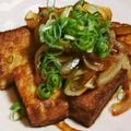 tmy30's cooksnap of when they made 旬を食す～新玉ねぎと厚揚げの甘じょっぱ～.