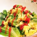 のらむーちょ's cooksnap of when they made 簡単！レタスの硬い外葉☆レタスの卵炒め.