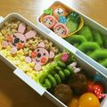 ゆきんこ☆325's cooksnap of when they made 幼稚園 お弁当♡いなり うさぎ キャラ弁.