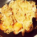 はらちゃん♡'s cooksnap of when they made カルボナーラ風焼きうどん.
