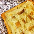 ごまろ's cooksnap of when they made ハニーチーズトースト黒胡椒がけ.