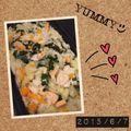 料理Ｌｖ１'s cooksnap of when they made 【ルクエ】鮭とほうれん草のピラフ風ごはん.