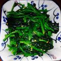 CHIHAMU's cooksnap of when they made 超ウマイほうれん草のナムル♪お試しあれ♪.