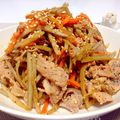 Madokamini's cooksnap of when they made はちみつ入りピリ辛きんぴらごぼう.