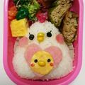 めぐ☆3児mam's cooksnap of when they made キャラ弁＊にわとり親子♡簡単おにぎり.