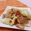赤い電話's cooksnap of when they made 豚肉とキャベツのさっぱり梅ポンマヨ炒め.