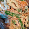 yoshimi7_9's cooksnap of when they made ちくわといんげん豆のサラダ.