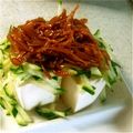 まっさまさママ's cooksnap of when they made *きゅうり&なめたけ*の冷奴♪.