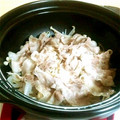まっさまさママ's cooksnap of when they made 【農家のレシピ】もやしの無水しゃぶしゃぶ.