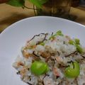 えびちん１９３'s cooksnap of when they made ✿そら豆と塩こんぶの混ぜご飯✿.