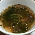 ☆ナカサコ☆'s cooksnap of when they made めかぶスープ.