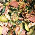 マーブルとラン's cooksnap of when they made 超簡単！ズッキーニとスパムのスタミナ炒め.