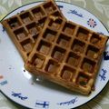 nyangomama's cooksnap of when they made 角切りチーズのワッフル.