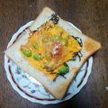 なおころピッコロ's cooksnap of when they made クリチと枝豆と塩昆布のトースト.
