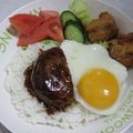 ぱんだようこ's cooksnap of when they made ロコモコ丼.