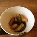 aimikeko's cooksnap of when they made ササミと揚げ茄子とピーマンの南蛮漬け.