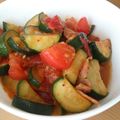 fum☆ミ's cooksnap of when they made ズッキーニとトマトとベーコンの炒め物.
