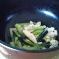 ＊おかとも＊'s cooksnap of when they made 調味料３つキュウリとささみのワサビ合え★.