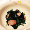 ぱんだ★まいみ's cooksnap of when they made 菜花とウィンナー炒め.