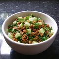 KT121's cooksnap of when they made ニラ入り！ジャージャーごはん☆.
