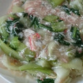 あやとろ's cooksnap of when they made ちんげん菜とカニかまあんかけ.