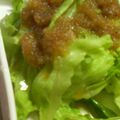 ねこりん222's cooksnap of when they made レタスだけ～のサラダ☆玉ねぎドレッシング.