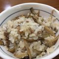 ひらみな's cooksnap of when they made 新ごぼうの季節に★　ごぼうご飯.