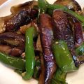tunchanday's cooksnap of when they made ナスとピーマンの炒め物.